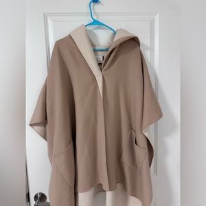 Intend by Max Mara Wool Cashmere Poncho Cape